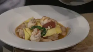 Maltagliati con Gamberi: Ricetta facile e veloce di Bruno Barbieri