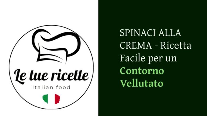 Lavare accuratamente gli spinaci e rimuovere i gambi più duri.